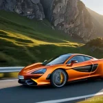 맥라렌 GT와 애스턴마틴 DB11의 차이 - The Agile Grand Tourer: McLaren GT on a Mountain Pass**

A sleek, vibrant orange McLaren GT, with it...